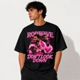 thumbnail image 2 of R0d Wave Don't Look Down Pink Bling Vintage T-Shirt, Hip Hop Artist Graphic Concert Tee, 2 of 4