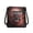 Black and Red - Skull Flower, variant on Galaxy Wolf Print Crossbody Bag Purse for Women PU Leather Hobo Handbag with Zipper Stylish Lightweight Shoulder Satchel Purse with Shoulder Strap, Blue