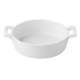 thumbnail image 1 of 9 Inch White Ceramic Soup Bowl with Handles Large Dish Instant Noodle Bowl, 1 of 6