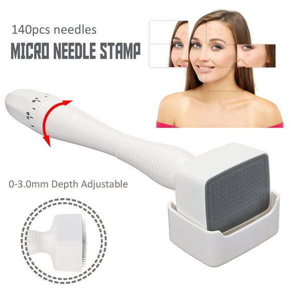 0-3mm Derma 140 Microneedle Stamp DRS Roller Anti Vieillissement Acné Micro Aiguille Peau