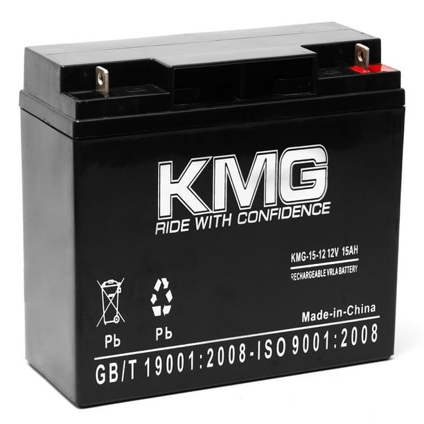 KMG Batterie de Remplacement 12V 15Ah Compatible avec Werker WKA12-18NB