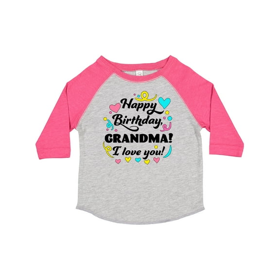 Inktastic Happy Birthday, Grandma I Love You Boys or Girls Toddler T-Shirt