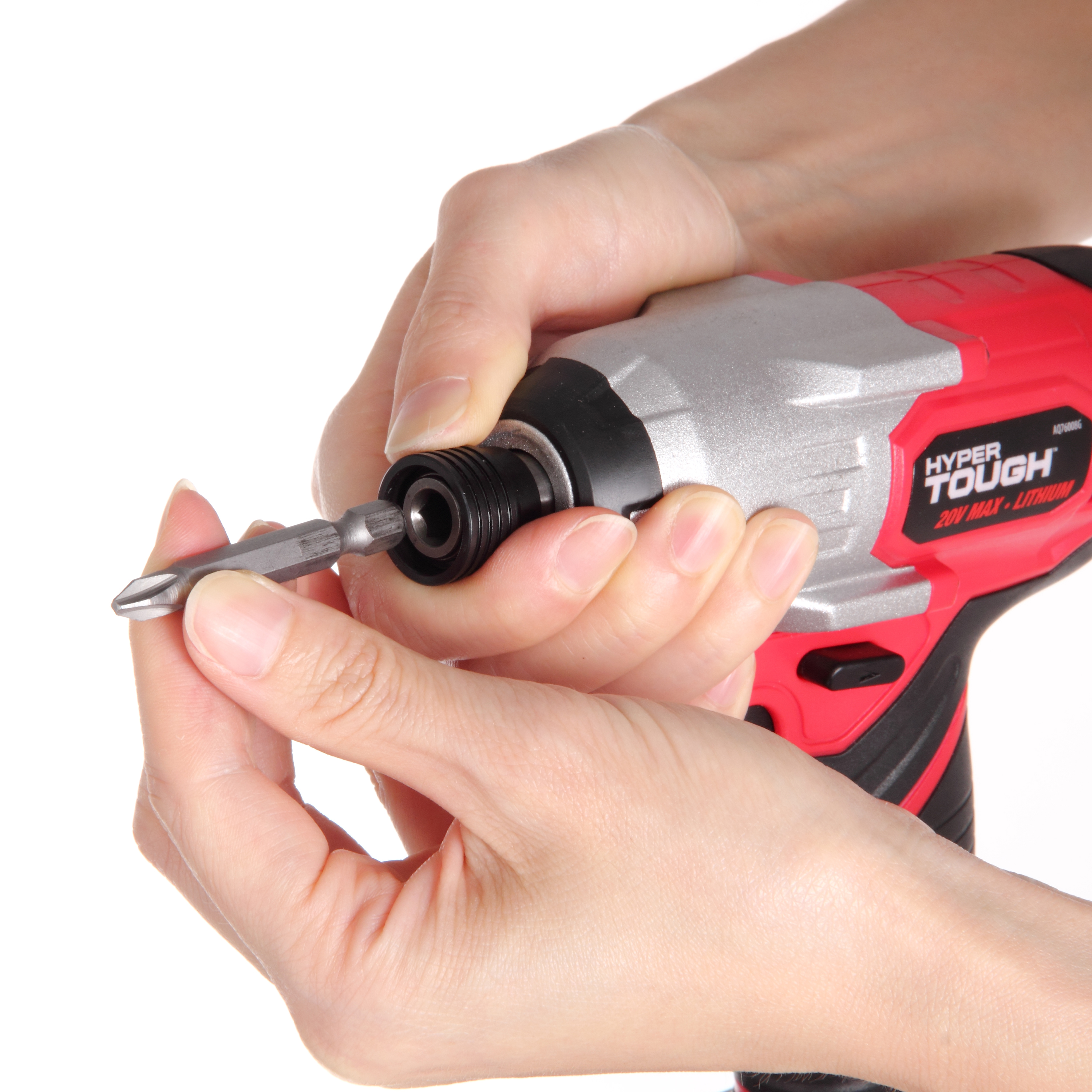 Hyper Tough 20V Max Lithium-ion 3/8-in. Cordless Drill, 1/4-in. Impact Driver & Reciprocating Saw Combo Kit (3-Tool) with (2)1.5Ah Lithium-ion Batteries, Charger, Wood Blade, Bit Holder & LED Lights