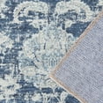 thumbnail image 5 of RUGKING Foldable Runner Rug 3'x8' Vintage Area Rug Non-Slip Rug Dark Blue Floral Print Indoor Rug for Kitchen Bathroom Etryway Bedroom Living Room, 5 of 5