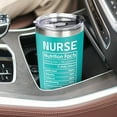 thumbnail image 5 of Nurse Gifts for Women, Nurses Appreciation Week Gifts, Nurse Graduation Gift Ideas for Nursing Student, Nurses Nutrition Facts Tumbler, Birthday Gifts for Registered Nurse Practitioner, 5 of 6