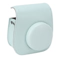 thumbnail image 3 of Bolsa para cámara instantánea de piel sintética, correa ajustable, funda para cámara instantánea, para viajes, acampadas, color verde, 3 of 12