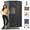 Black, variant on TABU Portable Sauna for Home, Sauna Box with 3L & 1500W Steamer, Timer, Foldable Chair, Silver