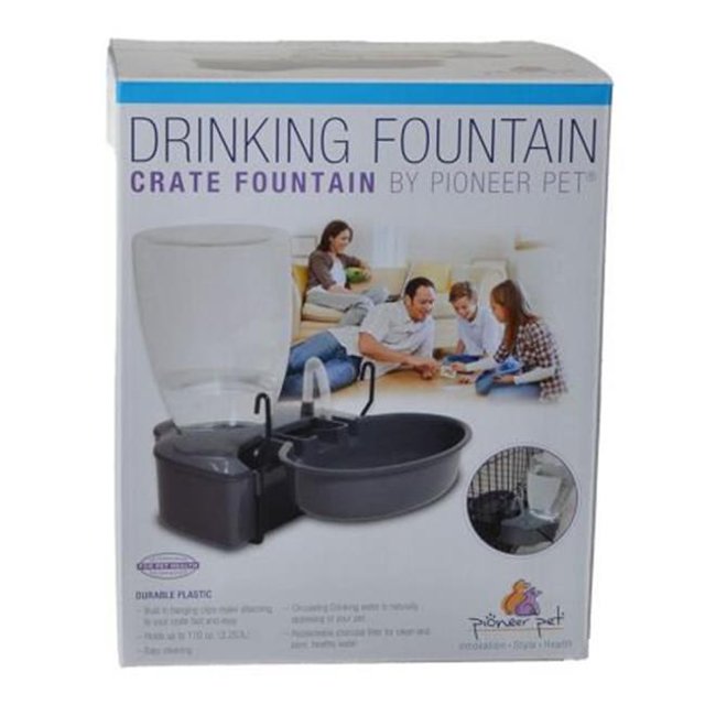 Pioneer Pet 3055 90 oz Crate Drinking Fountain