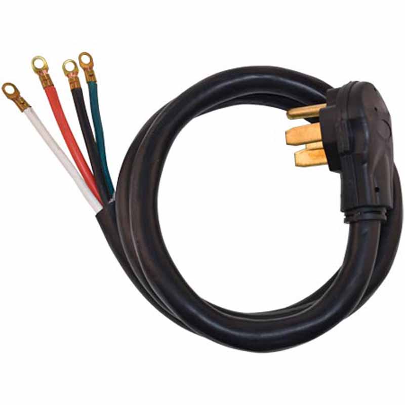 EzFlo 61246 5' 4Prong Range Cord 50 Amp