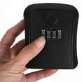 thumbnail image 4 of LIFKOME 3pcs Small Key Safe Black ABS Password Setting for Adults, 4 of 7