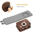 thumbnail image 6 of Fintie Carrying Case for Fujifilm Instax Mini LiPlay Hybrid Instant Camera - Premium Vegan Leather Portable Bag Cover with Removable Strap, Brown, 6 of 8