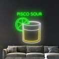 thumbnail image 4 of Handmadetneonsign Pisco Sour Neon Sign, Pisco Sour Cocktail Wall Art Decor, Bar Club Wall Decor, 4 of 5