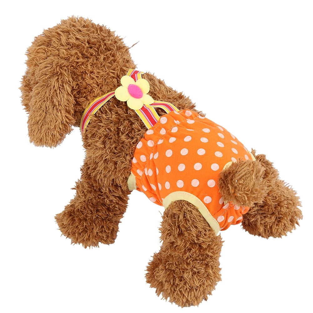 Female Puppy Pet Dog Striped Suspender Braces Sanitary Panty Diaper