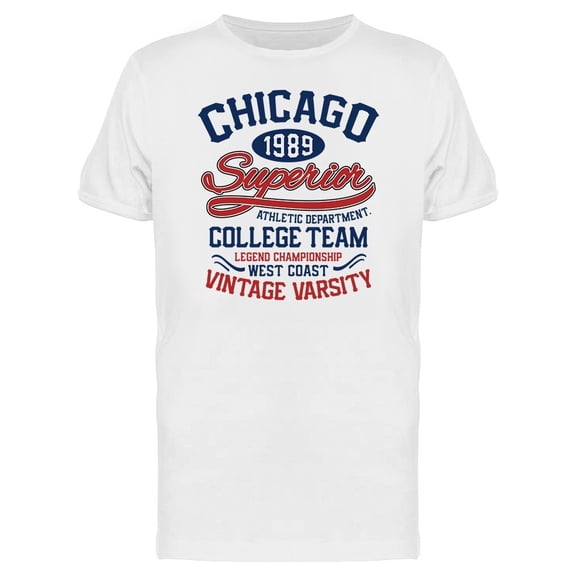 Chicago College 1989 Tee Men's -Image by Shutterstock