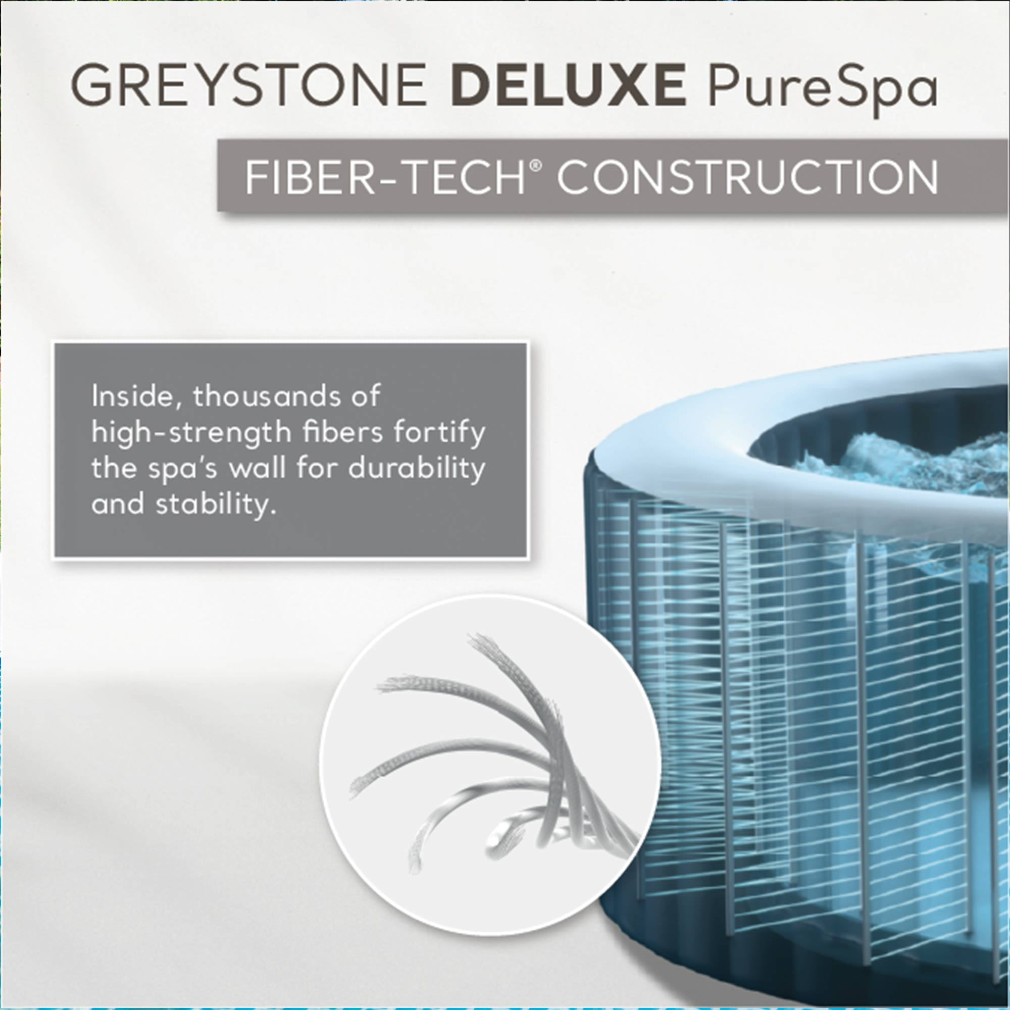 Intex Pool Vacuum with PureSpa Plus 4 Person Inflatable Hot Tub, Greystone