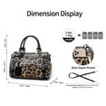 thumbnail image 3 of FEIMINA Leopard Print Handbags ,Genuine Leather Tote Bag For Women, Designer Shoulder,Large Capacity Crossbody Bag, 3 of 8