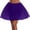 Dark Purple, variant on Women Layered Tutu Tulle Skirt Adult Classic Elastic Tutu Skirts Fluffy Skirt Running Petticoat Ballet Skirt Yellow One Size