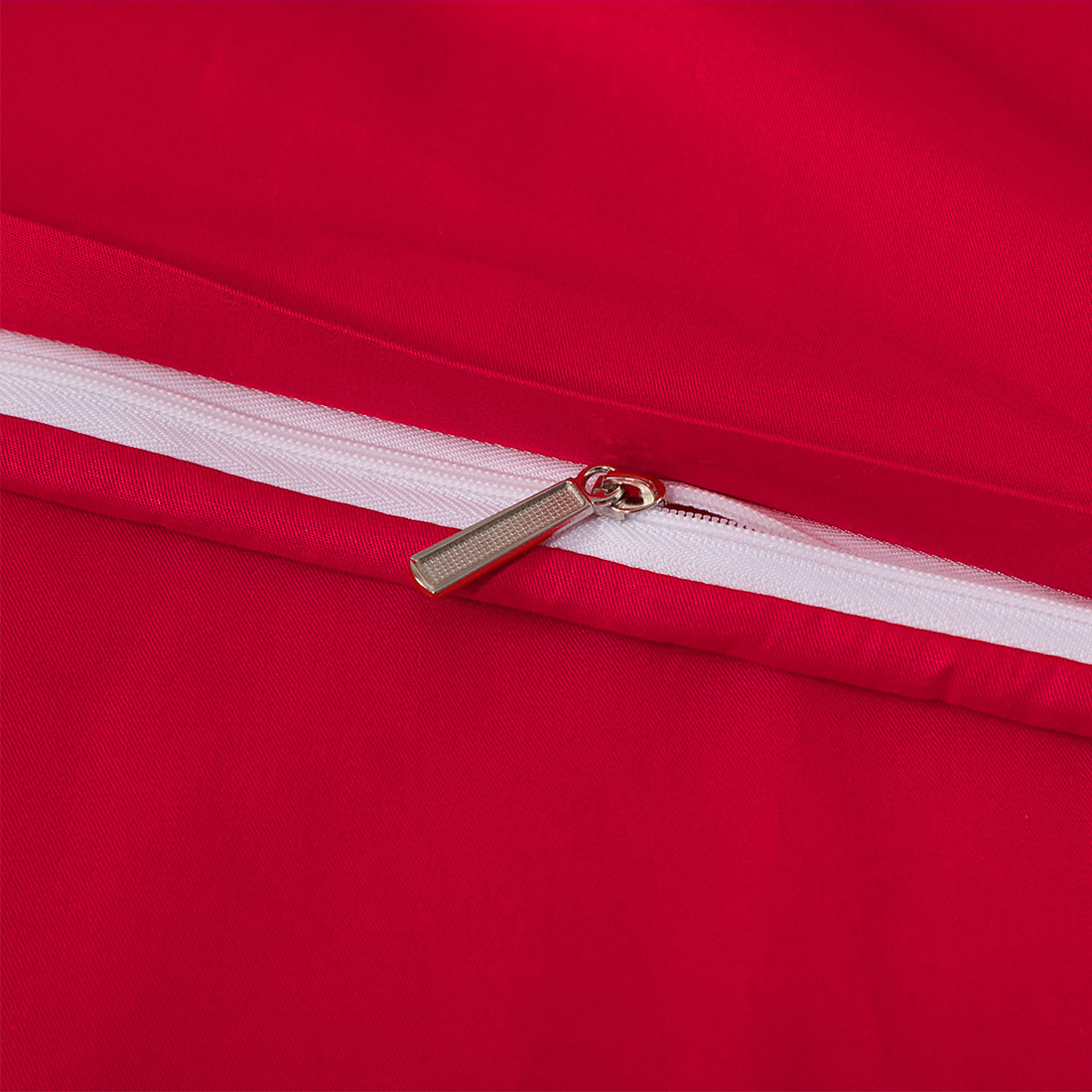 Unique Bargains Pillowcases 2 Pack 100% Cotton Body Pillow Covers Red 20" x 60"
