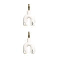 thumbnail image 1 of Tholdsy Divisor de audio de 3,5 mm Conveniente conector estéreo Convertidor de sonido externo Teléfono Auriculares Altavoces Accesorios para Type6 NO6, 1 of 6
