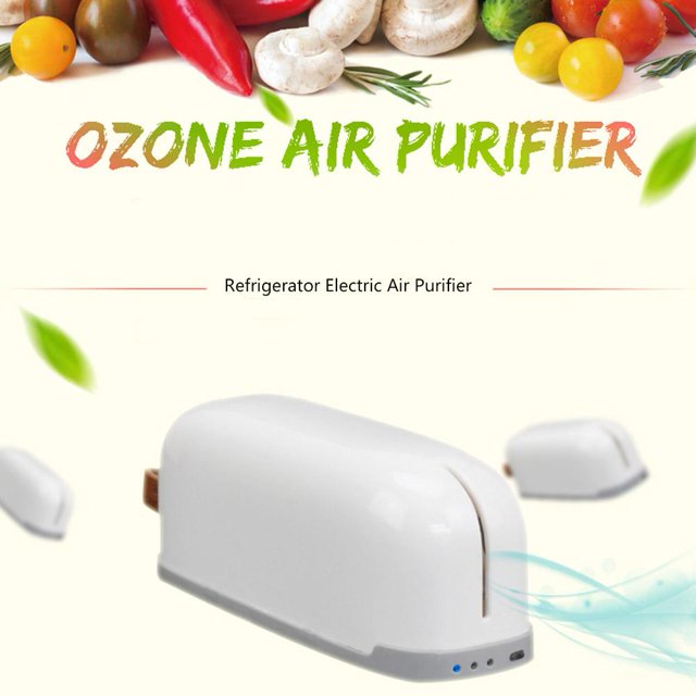 Desodorante Para Refrigerador Refrigerador Purificador de aire Desodorante Food Fresh Keeper (carga USB) Wdftyju Libre de BPA