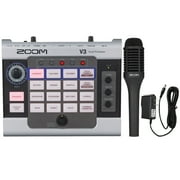Zoom V3 Vocal Processor + Zoom SGV-6 Vocal Microphone + PP9V Pig Power 9V DC Power Supply