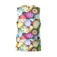 thumbnail image 2 of Rocae Colorful Easter Eggs for Men's Basketball Jersey Lightweight and Breathable Athletic Tank Top,Quick-Drying Sports Jersey XX-Large, 2 of 9