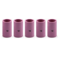 WeldingCity 5-pk Alumina Ceramic Cup 54N14-12 (#12, 3/4") for Gas Lens Setup in TIG Welding Torch 17, 18 and 26