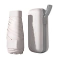 thumbnail image 2 of Mini Compact Travel Sun Umbrella with Case - Small UV Protection Umbrella, Lightweight Portable Windproof Parasol for Women, Men & Kids, Square Box Design, 2 of 5