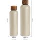 thumbnail image 3 of Botella de agua isotérmica 500ml en acero inoxidable con tapón de madera de acacia, botella isotérmica de acero inoxidable de 0,5l, mantiene el frío durante 29h, el calor durante 14h, Reutilizable, a prueba de fugas para bebidas carbonatadas ACTIVE Biensenido a ACTIVE, 3 of 5