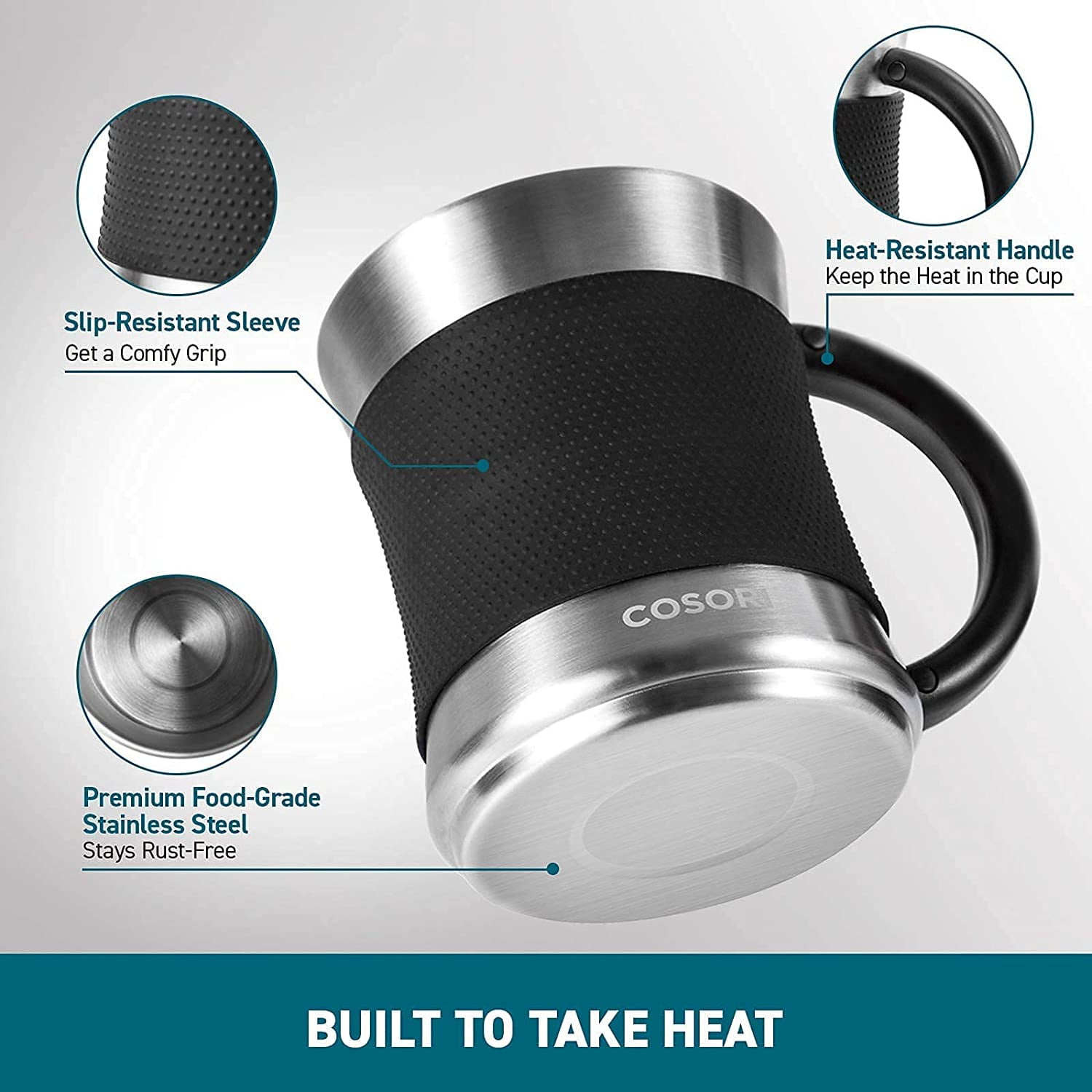  COSORI Coffee Mug Warmer for Desk, Digital Cup Heater
