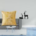 thumbnail image 2 of Funda de almohada,Fundas de cojín para sofá cama,funda de almohada cuadrada,Estatua de reno,Estatua de reno negro,decoración del hogar,arte y artesanía,Figura de ciervo de resina, 2 of 8