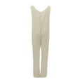 thumbnail image 4 of IROINNID Suspender Jumpsuit For Women Full-Length Loose Baggy Pocket Trousers Overalls Cotton And Linen Jumpsuit, 4 of 7