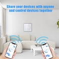 thumbnail image 3 of Smart Tuya WiFi Thermostat Voice Control 16A Digital Programmable LCD Display Touchscreen Underfloor Heating Temperature Controller Digital Intelligent Wall Thermostat for Electric Heating Compatible, 3 of 8