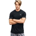 thumbnail image 2 of Vapor® Men's Cotton Basic Tee, Navy - XL, 2 of 5