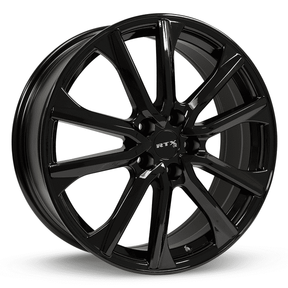 RTX Arai 18x7.5 5x114.3 ET45 CB67.1 Gloss Black Wheel