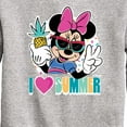 thumbnail image 3 of Mickey & Friends - I Love Summer - Toddler And Youth Crewneck Fleece Sweatshirt, 3 of 5
