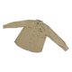 thumbnail image 3 of Camisa informal para hombre Nikou con bolsillos manga larga holgada caqui L, 3 of 15