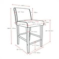 CorLiving Antonio Bar Height Barstool in Bonded Leather