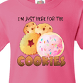 thumbnail image 4 of Inktastic I'm Just Here for the Cookies Youth T-Shirt, 4 of 5