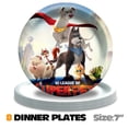 thumbnail image 6 of DC League of Super-Pets Birthday Supplies Plates Decorations Decor Backdrop Banner Cake Topper Fans, 6 of 6