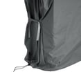 thumbnail image 5 of GDF Studio Reveriea Rectangle Outdoor BBQ Grill Cover, Dark Gray, 5 of 8