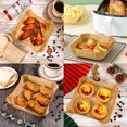 thumbnail image 4 of Jubor Air Fryer Disposable Paper Liners,Square Parchment Paper Non-Stick for Baking Cooking,100 Pcs, 4 of 7