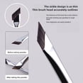 thumbnail image 3 of Dual-Ended Angled Eyebrow Brush For Precise Shaping With Synthetic Fiber, 3 of 7