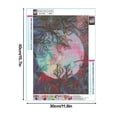 thumbnail image 2 of DIY diamante punto de cruz Luna noche bordado de diamantes hogar pintura de cristal montada en la pared Vogacara HA5701-00B, 2 of 6