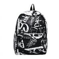 thumbnail image 3 of Mochila para estudiantes de secundaria, mochila personalizada con letras de graffiti, mochila de gran capacidad para parejas, bolso de viaje a la moda, 3 of 5