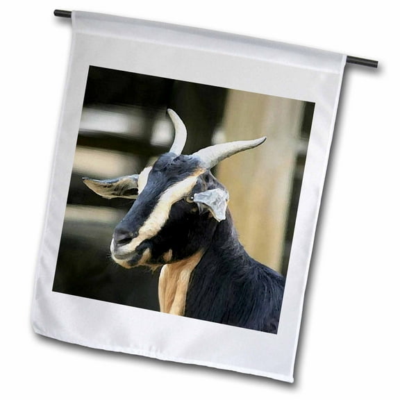3dRose, Goat, 12 x 18 inch Garden Flag