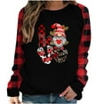 thumbnail image 2 of Rciityk Christmas Sweatshirt for Women Casual Cute Christmas Santa Printed Long Sleeve Sweaters Fall Crewneck Pullover Sweatshirt Christmas Gifts - Fall/Winter Savings Clearance, 2 of 6