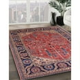 thumbnail image 3 of Ahgly Company Machine Washable Indoor Rectangle Industrial Modern Pink Brown Pink Area Rugs, 5' x 8', 3 of 7