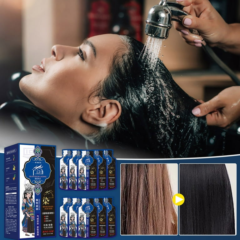 Fankiway Black Dong Ethnic Bubble Hair Dye, Plant Nourishing Hair Dye, New  Botanical Bubble Plant Hair Dye Shampoo, Natural Plant Hair Dye for Women  ...