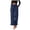 Navy, variant on felwors Women's High-Waisted Wide Leg Pants with Ruffled Hem – Soft Lounge Joggers for Home & Casual Wear, Drawstring Waist & Pockets(Navy, XL)